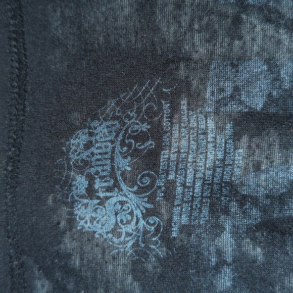 Naughty and Nice Black Sheer Back Shirt size Small - Picture 3 of 3